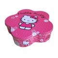 Flower Shape Cookie Tin Box Jewelry Tin Box